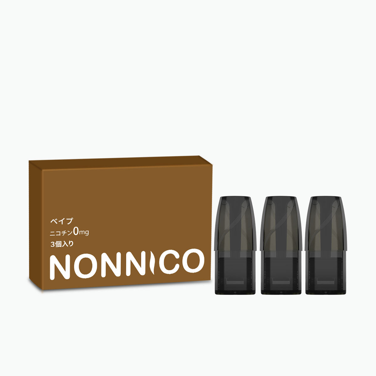 NONNICO Alpha POD型電子タバコ 専用フレーバーポッド3個入り-コーヒー