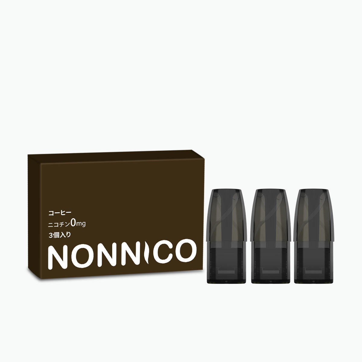 NONNICO Alpha POD型電子タバコ 専用フレーバーポッド3個入り-コーヒー