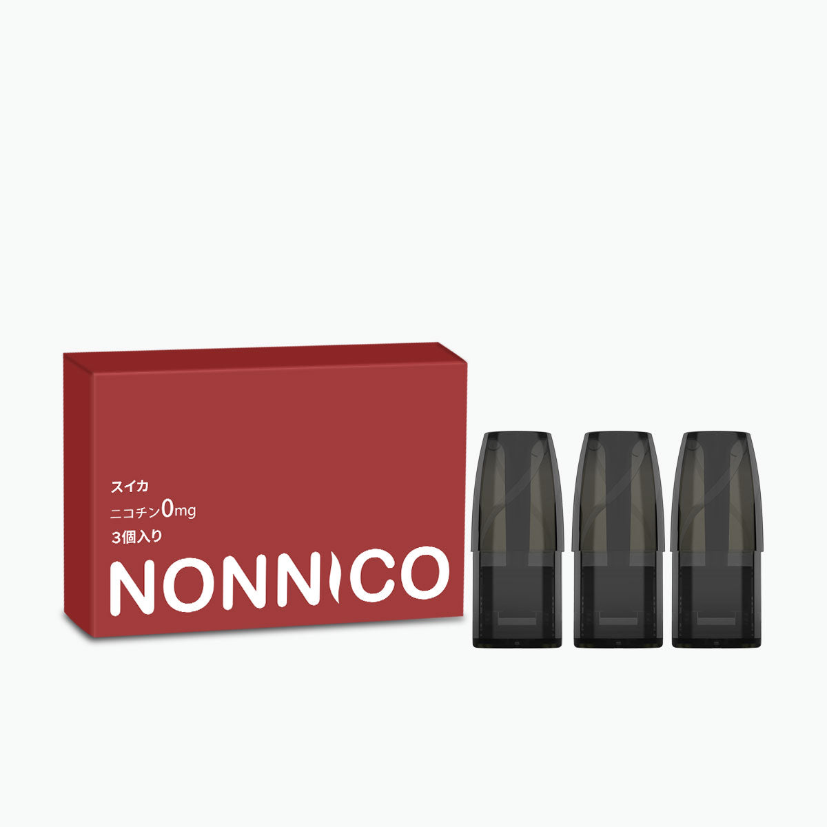 NONNICO Alpha POD型电子烟3个专用烟弹-多汁西瓜